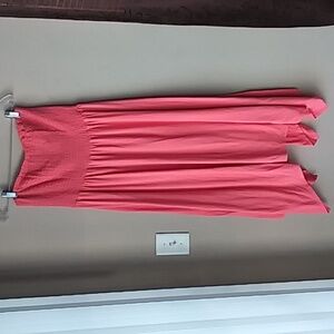 Torrid Strapless Pink Maxi Dress